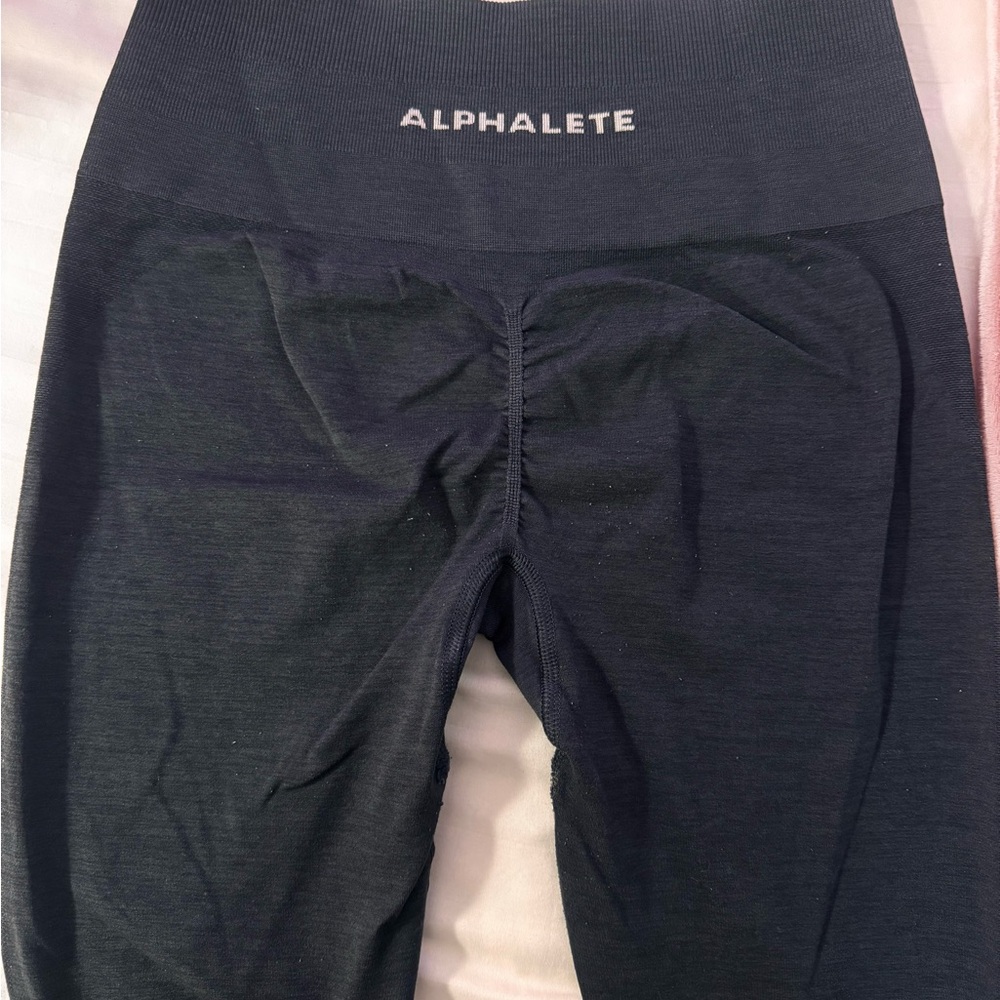 Alphalete Charcoal High-Waisted Leggings